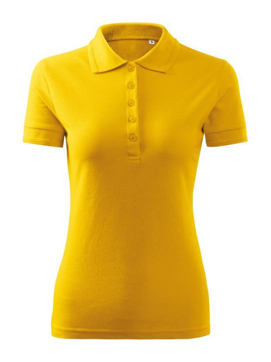 Malfini Women's Short Sleeve Promotional Blouse Yellow