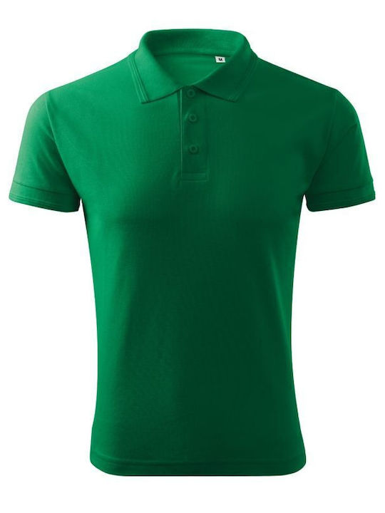 Malfini Men's Short Sleeve Promotional Blouse Grass Green