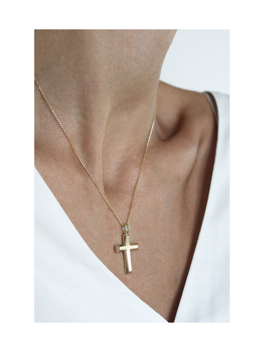 Kritsimis Gold Cross 14K with Chain