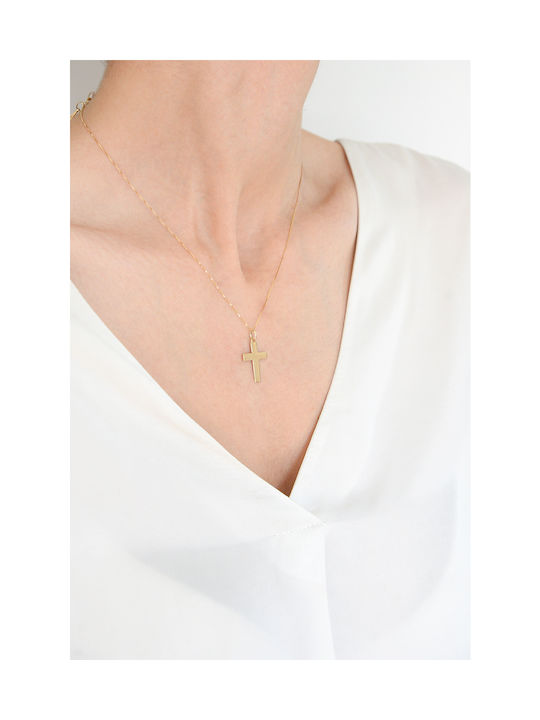 Kritsimis Gold Cross 14K with Chain