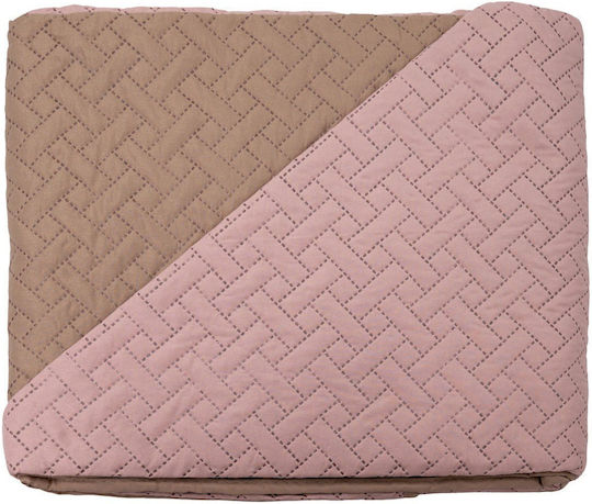 Sidirela Κουβερλί Μονό Pink Apple 150x220cm Sidirela Κουβερλί Μονό Pink Apple 150x220cm