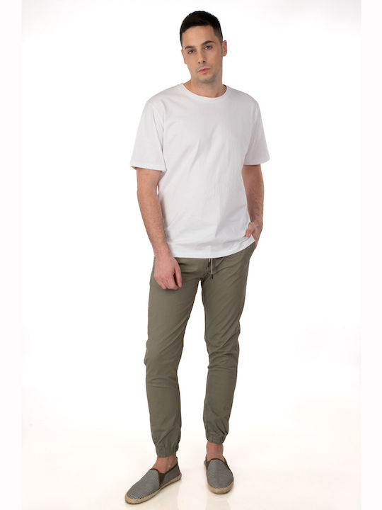 Παντελόνι Chino Ελαστικό σε Ίσια Γραμμή Mint