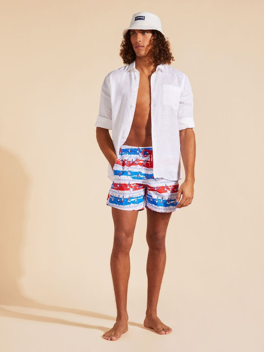 Costume De Baie Bărbați Pantaloni Scurți Albi