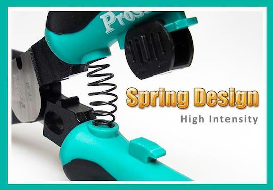 Proskit Cable Stripper Pliers with Cutter and 225mm Length