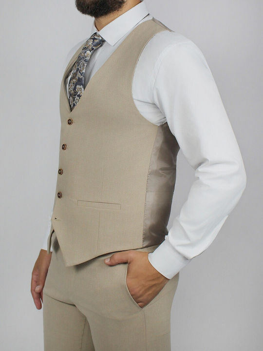 RIC. Men's Vest Beige