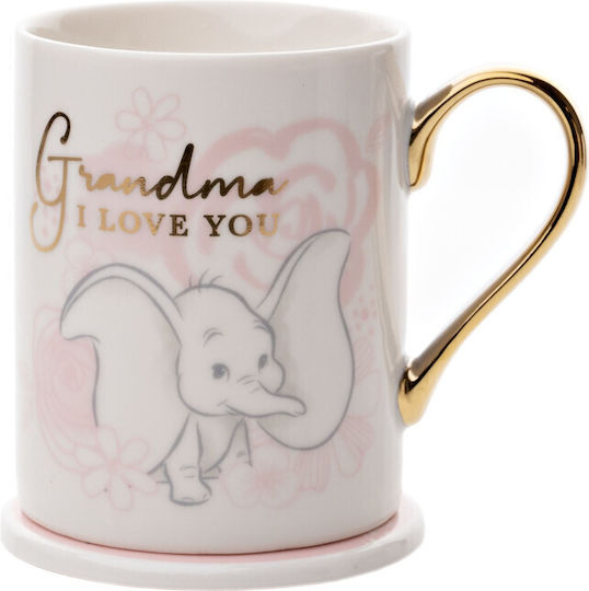 Disney Dumbo Cană din Porțelan Aurie