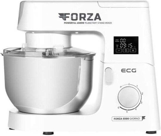 ECG Mixează 1500W cu Vas din Oțel Inoxidabil 6.5lt