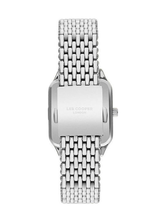 Lee Cooper Crystals Women's Watch with Silver Metal Bracelet