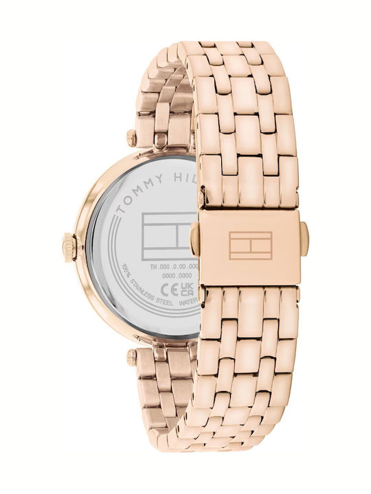 Tommy Hilfiger Ceas de Damă cu Rose Gold Brățară Metalică 1782721