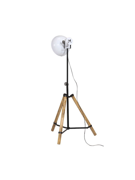 vidaXL Stehleuchte H90xB75cm. mit Fassung für Lampe E27 Weiß