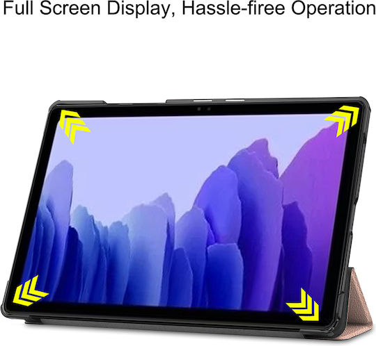 Sonique Flip Cover Ανθεκτική Ροζ Χρυσή (Galaxy Tab A7 2020/2022)