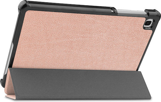 Sonique Flip Cover Ανθεκτική Ροζ Χρυσή (Samsung Galaxy TAB A7 LITE 8.7" T220/T225)