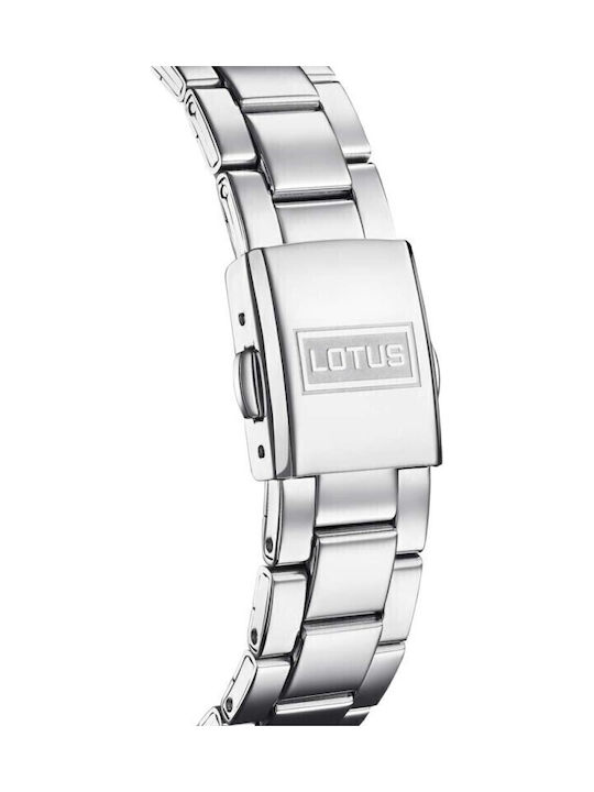 Lotus Watches Ρολόι Μπαταρίας με Μεταλλικό Μπρασελέ Lotus Watches Ρολόι Μπαταρίας με Μεταλλικό Μπρασελέ