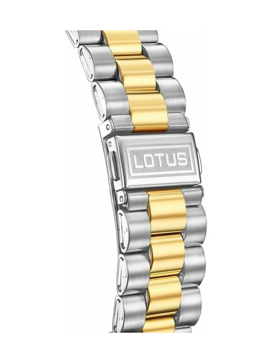Lotus Watches Ceas Bărbați Baterie Cu Brățară Metalică Argintie