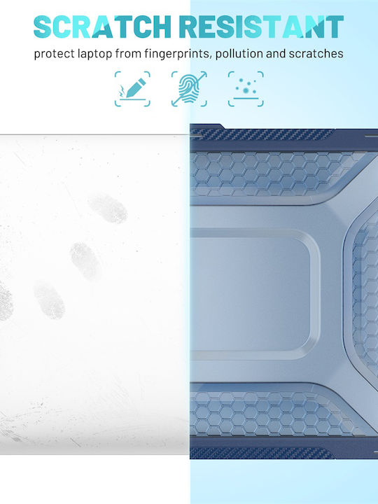 Sonique Icy Guardian Laptoptasche Für Laptop 13" Apple MacBook Air 13'' 2018/2020 In Blau
