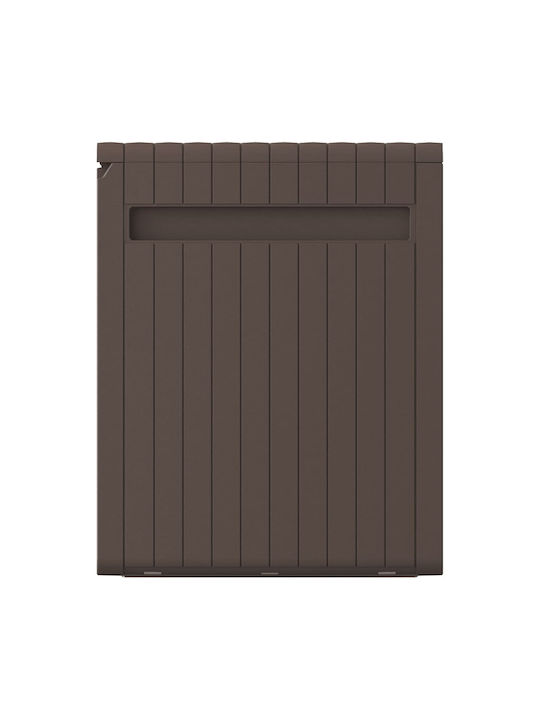 vidaXL Outdoor Storage Box 270lt Brown L117xW45.5xH57.5cm