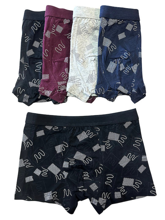 GERUI ROU Herren Boxershorts Mehrfarbig 5Packung