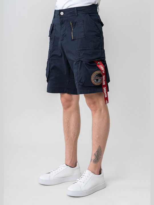 Aeronautica Militare Men's Shorts Cargo Blue