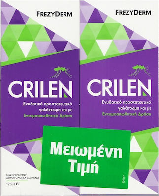 Frezyderm Crilen Εντομοαπωθητική Κρέμα σε Σωληνάριο Κρέμα σε Σωληνάριο Κατάλληλη για Παιδιά 125ml 2τμχ