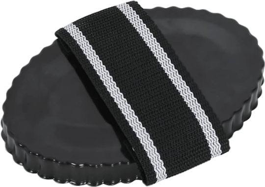 Perii pentru cai Vidaxl, 3 bucăți, oțel negru, negru