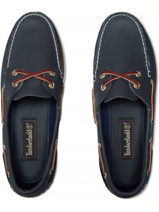 Timberland Classic Boat 2eye Ανδρικά Boat Shoes σε Μπλε Χρώμα