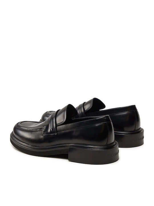 Men's Leather Moccasins Black