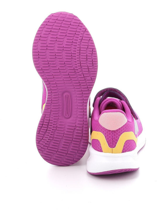 Runfalcon 5 Αθλητικά Παιδικά Παπούτσια Running με Σκρατς Purple Burst / Silver Metallic / Semi Spark