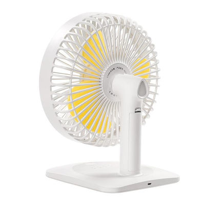 N11 Adjustable Usb Charging Mute Desktop Electric Fan 3 Speed Control White