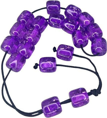 Panora Worry Beads Purple 30cm