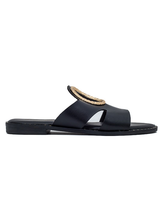 Callesta Women's Flat Sandals in Black Color