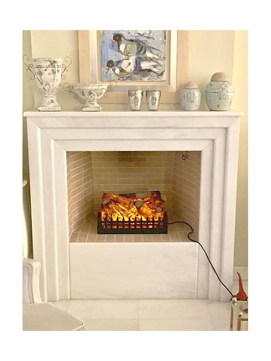 Hitense Wandmontiert Elektrischer Kamin 12W 47.6x22cm Gray
