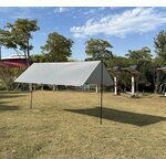 Camp Sonnensegel 4 Personen Grau