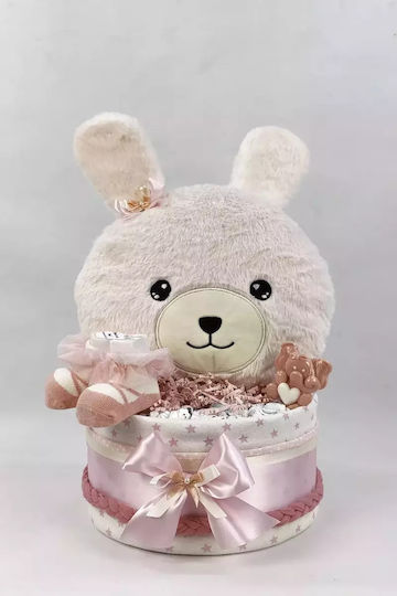 Dama Koupa Χειροποίητο Diaper Cake για Κορίτσι