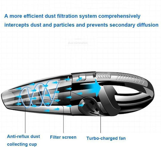 Aspirator De Mână Pentru Mașini Cu Cablu Bricheta 12V 120W