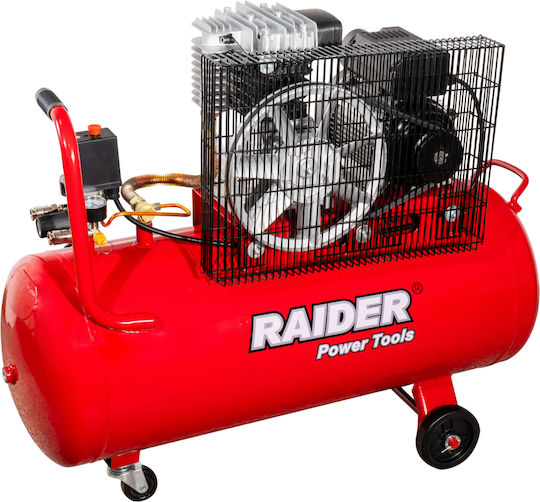 Raider RD-AC18 Single-Phase Air Compressors 94dB with Airtank 100lt 120118
