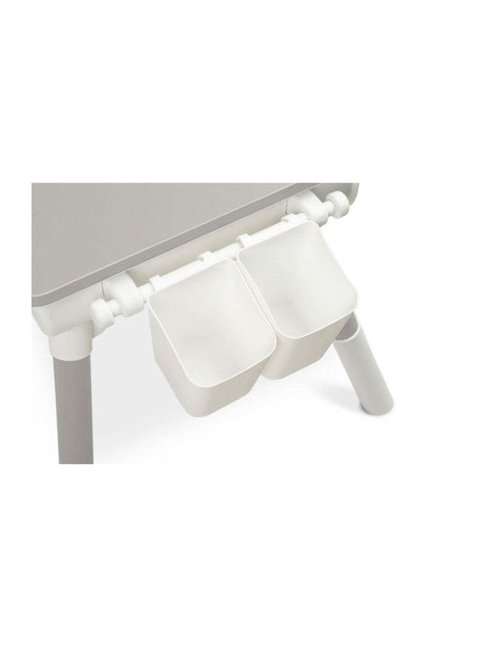 Toyz Kids Table Set with Chairs for Painting Made of Gray Plastic Toyz