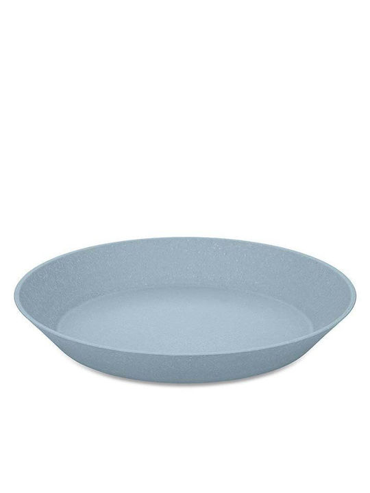 Koziol Plate Shallow Plastic Blue with Diameter 24cm 4pcs