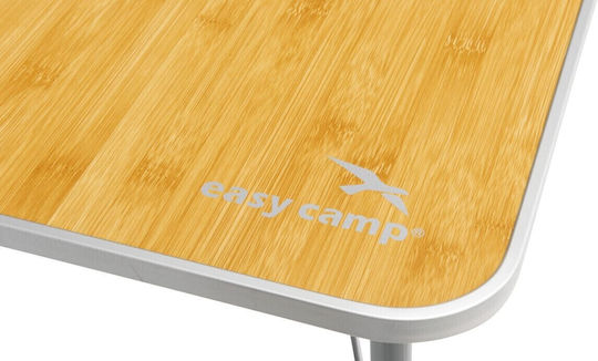 Easy Camp Table Steel for Camping Foldable Brown
