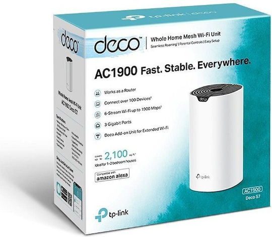 TP-LINK Deco S7 v1 Rețea WiFi Mesh Punct de acces Wi-Fi 5 Banda Duală (2.4 și 5GHz)