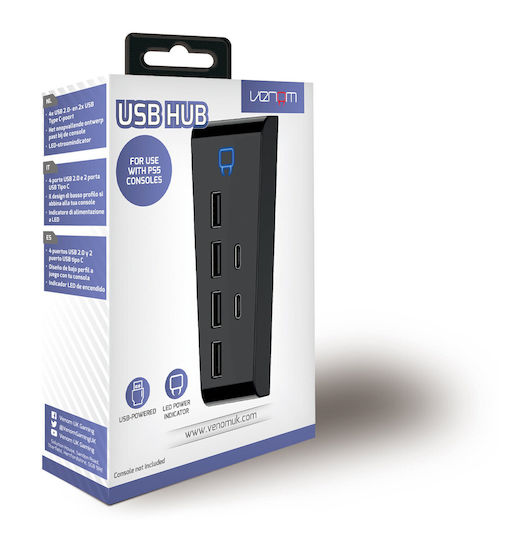 Usb Hub Venom Vs5006 Ps5 Console