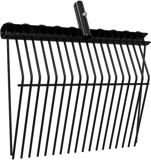 Vidaxl Double-Headed Pitchfork 18 Teeth Black Steel