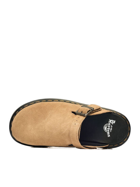 Dr. Martens Zebzag Γυναικεία Δερμάτινα Σαμπό Μπεζ