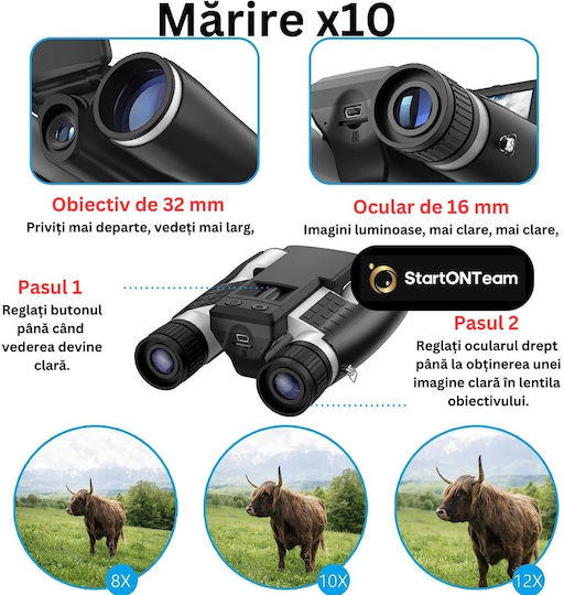 Ψηφιακά Κιάλια 10x50.8mm