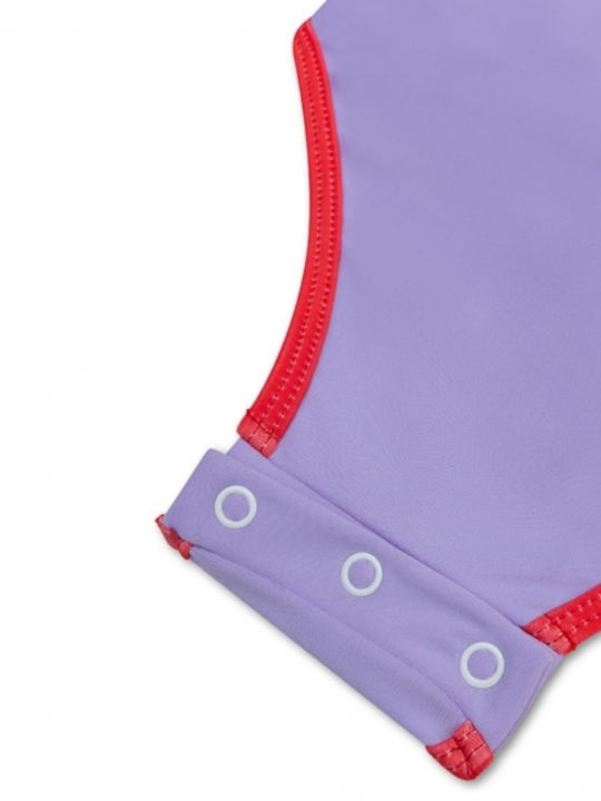 Fresk Kids Swimwear Long Sleeve Swimsuit Purple