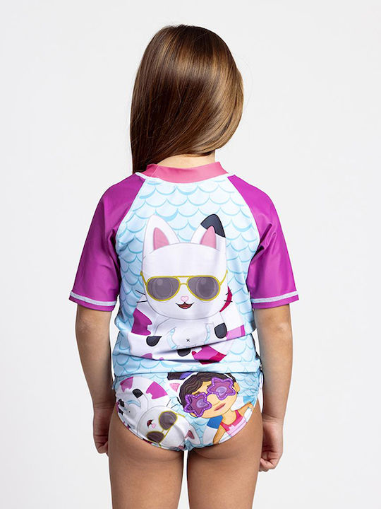 Disney Costum de baie pentru copii Rashguard Sky Blue