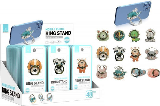 Techancy Ring Holder Κινητού Around the world C04G0100186