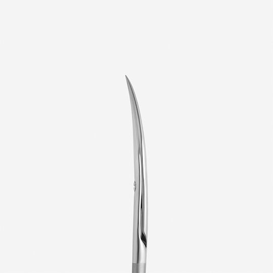 Staleks Nail Scissors Smart 10/3 Stainless with Curved Tip Cuticles Silver 1 Piece