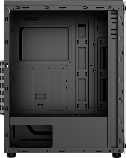 ProGaming Element Gaming Middle Tower Carcasă Calculator cu Iluminare ARGB Negru