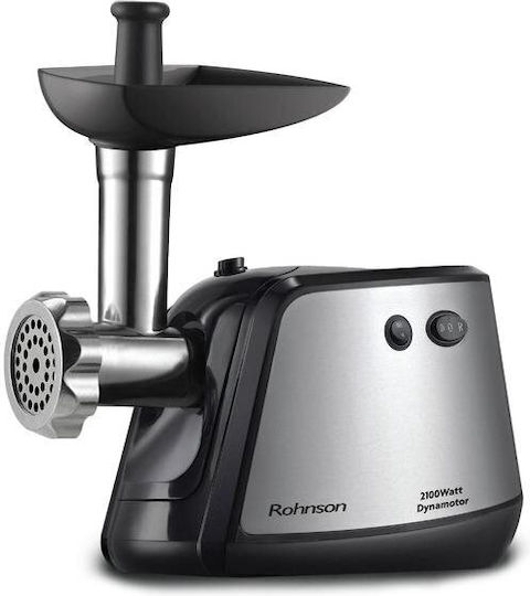 Rohnson Μηχανή Άλεσης Κιμά 1700W Ασημί