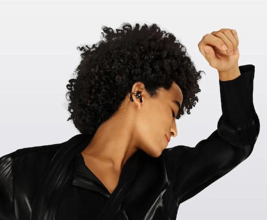 Huawei FreeClip Earbud Bluetooth хендсфри Слушалки с Устойчивост на Пот и Кутийка за Зареждане Черен